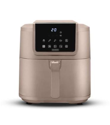 Freidora de aire bourgini airfryer slim ceramica 8l 1700w color beige