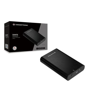 Conceptronic DANTE02B caja para disco duro externo Carcasa de disco duro SSD Negro 2.5 3.5"