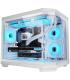 Caja Gaming Minitorre Mars Gaming MC-3TCOREM/ Blanca