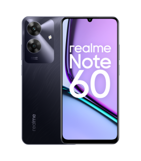 realme Note 60 17,1 cm (6.74\") SIM doble Android 14 4G USB Tipo C 4 GB 128 GB 5000 mAh Negro, Color mrmol