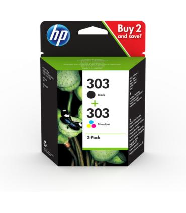 HP Paquete de 2 cartuchos de tinta Original 303 negro/tricolor