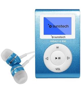 Reproductor MP3 Sunstech Dedalo III/ 8GB/ Radio FM/ Azul