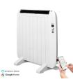 Yoevu Radiador Elctrico Bajo Consumo 8 Elementos 1200w De Pared O Pie Blanco