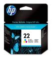 HP Cartucho de tinta original 22 Tri-color