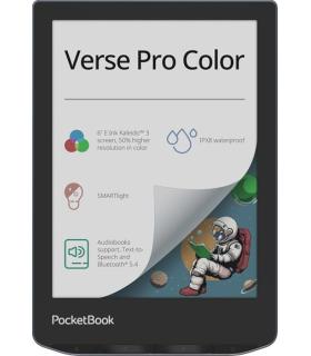 Libro electronico ebook pocketbook verse pro color ereader 6 pulgadas 16 gb stormy sea