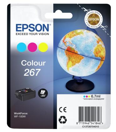 Epson Globe Singlepack Colour 267 ink cartridge