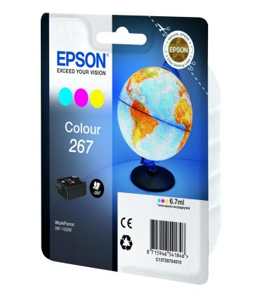 Epson Globe Singlepack Colour 267 ink cartridge