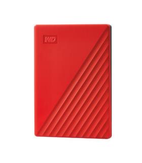 Western Digital My Passport disco duro externo 2000 GB Rojo