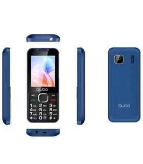 Telfono Mvil Qubo X-240BL para Personas Mayores/ Azul