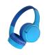 Headset Bluetooth Belkin Aud002btblv3 Supraaural Carga Por Usb-c Color Azul Kids