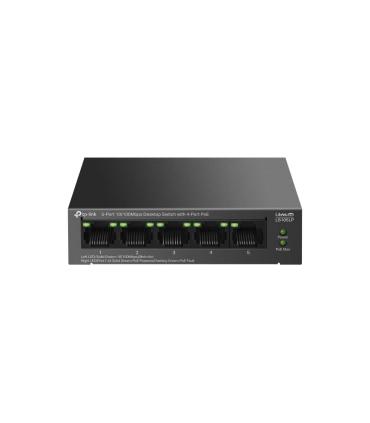 TP-Link LiteWave LS105P No administrado Fast Ethernet (10 100) Energía sobre Ethernet (PoE) Negro