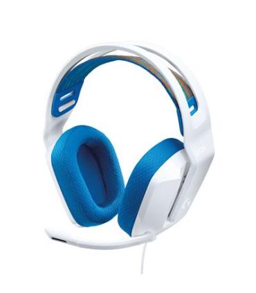 Auriculares con microfono logitech g g335 gaming jack 3.5mm blanco