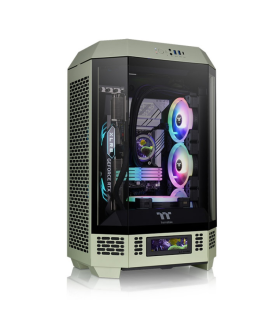 CAJA THERMALTAKE THE TOWER T300 MATCHA GREEN ATX 2XUSB 3.0 SIN FUENTE VERDE