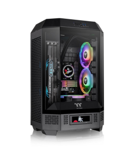 CAJA THERMALTAKE THE TOWER T300 BLACK ATX 2XUSB 3.0 SIN FUENTE NEGRO