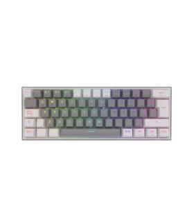 Redragon - FIZZ PRO Teclado Mecanico Gaming Inalmbrico RGB Espaol LA Gris/Blanco