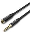 Cable Estreo Vention BHCBD/ Jack 3.5 Macho - Jack 3.5 Hembra/ 50cm/ Negro