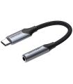 Conversor USB Tipo-C Vention BGJHA/ USB Tipo-C Macho - Jack 3.5 Hembra/ 10cm