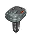 Transmisor FM/ MP3/ Bluetooth Vention FFLB0/ 1xUSB-Tipo C/ 2xUSB/ 30W