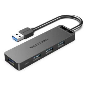 Hub USB 3.0 Vention CHLBF/ 4xUSB/ MicroUSB PD/ 1m