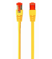 CABLE RED S-FTP GEMBIRD CAT 6A LSZH AMARILLO 1 M