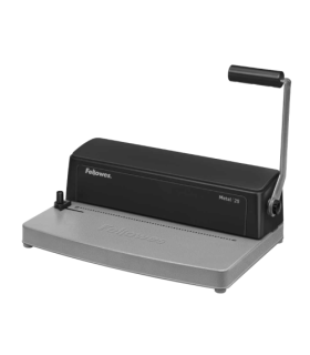 Fellowes Metal 25 Click binding machine 450 hojas Negro, Gris