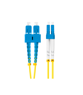 CABLE FIBRA OPTICA LANBERG 5M MONO SC/UPC-LC/UPC DUPLEX LSZH G657A1 3.0MM YELLOW