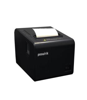 Poswink - Impresora de tickets trmica 4 conexiones - USB - RS232 - Ethernet - Wifi -  Negra - Autocorte