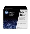 HP Pack de ahorro de 2 cartuchos de tóner original LaserJet 90X de alta capacidad negro