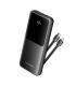 Powerbank 10000mAh Vention FHOB0/ 22.5W/ Negra/ Incluye Cable USB TIpo-C y Lightning