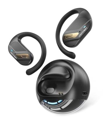 Auriculares Deportivos Bluetooth Vention Open Ear OpenBeat O12 NBUB0 con estuche de carga/ Negros