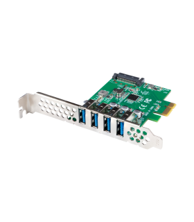 TARJETA PCI EXPRESS LANBERG X1 A 4X USB-A 3,1 GEN1 LOW PROFILE