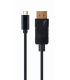 ADAPTADOR USB-C A DISPLAYPORT MACHO 4K 60 HZ 2 M NEGRO