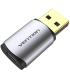 Tarjeta de Sonido Vention CDMH0/ USB Macho - USB Tipo-C Hembra