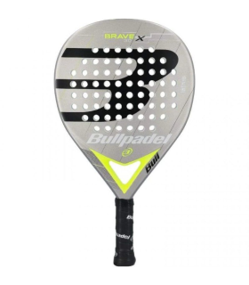 Pala de Pdel Bullpadel Brave 3.0 2021/ Gris y Amarilla