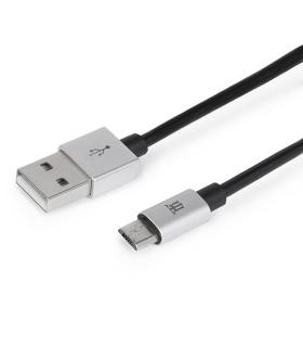 Maillon Technologique Premium MTPMUS241 cable USB USB 2.0 1 m USB A Micro-USB B Plata