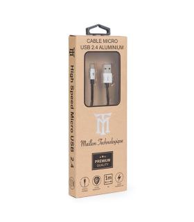 Maillon Technologique Premium MTPMUS241 cable USB USB 2.0 1 m USB A Micro-USB B Plata