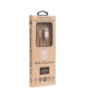 Maillon Technologique Premium MTPMUMG241 cable USB USB 2.0 1 m USB A Micro-USB B Oro