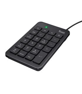 Trust 22221 teclado numérico Portátil PC USB Negro