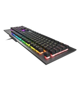 GENESIS Rhod 500 RGB teclado Juego USB QWERTY Español Negro, Gris