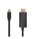 AISENS CABLE CONVERSOR MINI DP A HDMI, MINI DP M-HDMI M, NEGRO, 2.0M