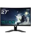 GIGABYTE G27FC A 27" Monitor de Juego Curvo FHD - 1920 x 1080, 1500R, 165Hz, 1ms, 250 cd/m², FreeSync Premium, HDMI 1.4,