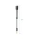 AISENS Cable Adaptador Audio Jack 3.5 4pines M-2xjack 3.5 3pines H, Negro, 25cm