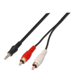 AISENS A128-0148 cable de audio 3 m 3,5mm 2 x RCA Negro