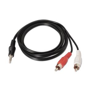 AISENS A128-0148 cable de audio 3 m 3,5mm 2 x RCA Negro