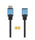 AISENS Cable HDMI V2.0 Prolongador Premium Alta Velocidad   HEC 4K@60Hz 18Gbps, A M-A H, Negro Azul, 3.0m