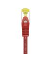 AISENS Cable De Red Latiguillo RJ45 LSZH Cat.7 600 MHz S/FTP PIMF AWG26, Rojo, 25 cm