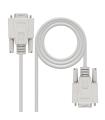 Nanocable CABLE SERIE NULL MODEM, DB9/H-DB9/H, 1.8 M