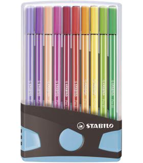 STABILO Pen 68 rotulador Medio Multicolor 20 pieza(s)