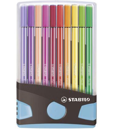 STABILO Pen 68 rotulador Medio Multicolor 20 pieza(s)