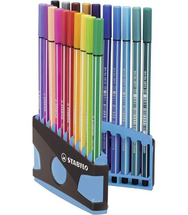 STABILO Pen 68 rotulador Medio Multicolor 20 pieza(s)